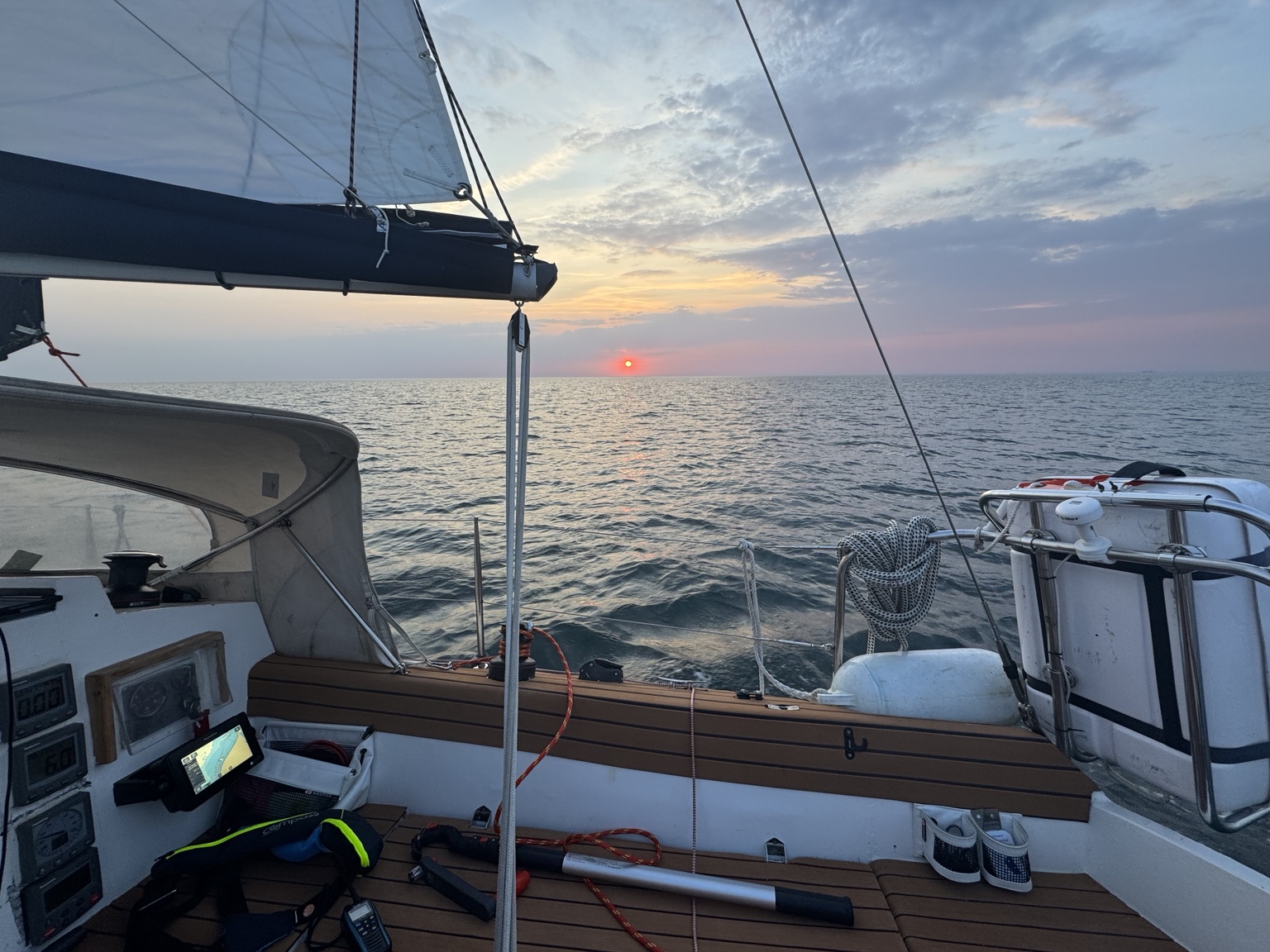Segelyacht auf dem Wasser